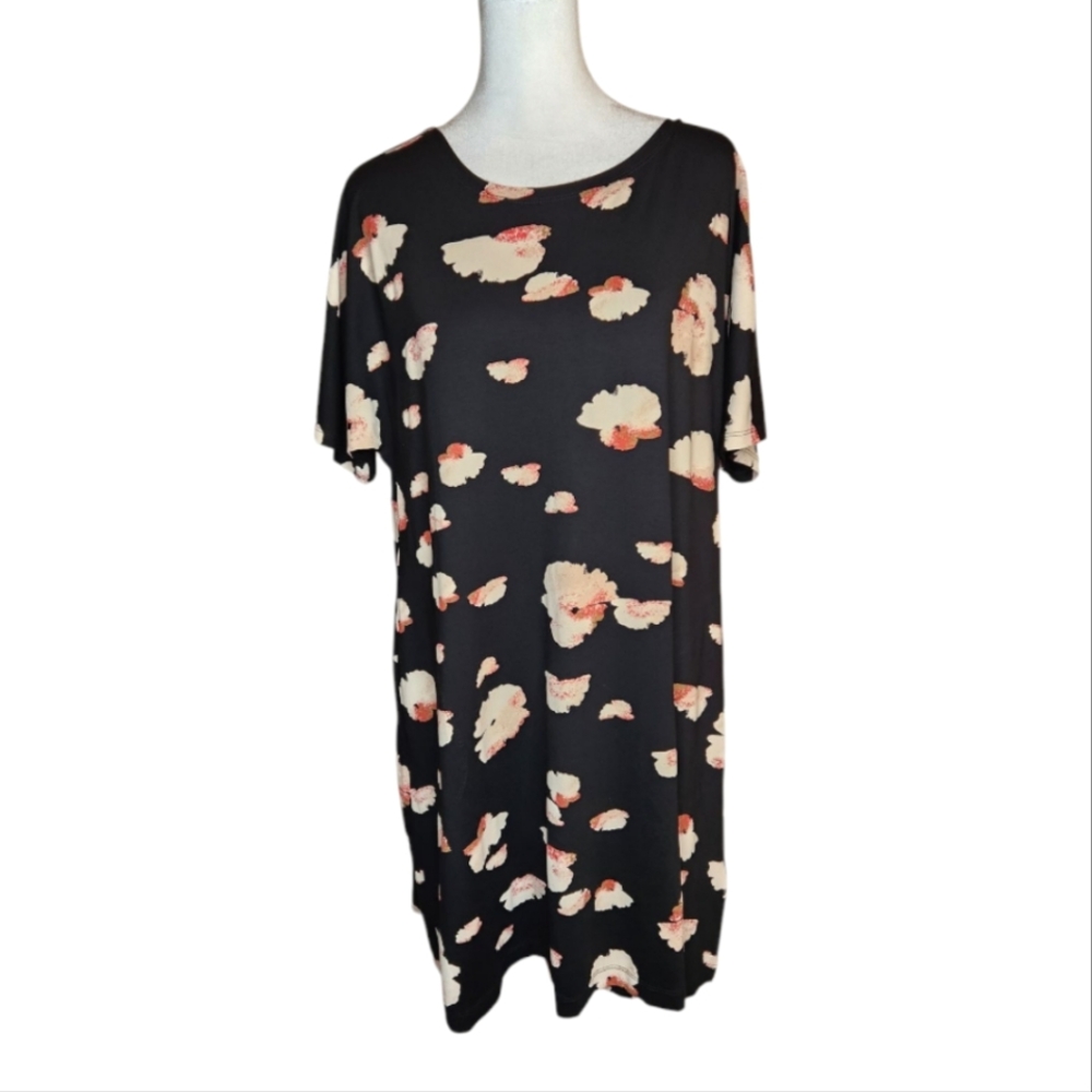 Masai Copenhagen MaGertie A Shaped Tunic Dress in Hibiscus Large